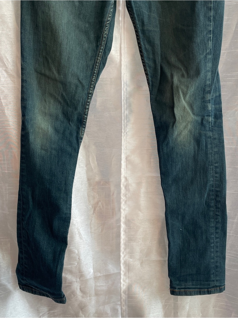 Levi's 511 Jeans Mens 32x34 Dark Wash Mid Rise Slim Fit Grunge Streetwear Denim - Picture 3 of 11
